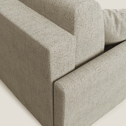 Edgar divano letto angolare in tessuto felis impermeabile T03 beige