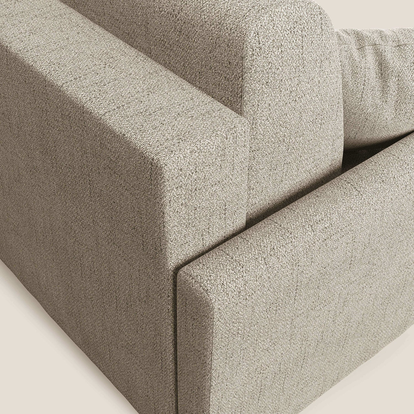 Edgar divano letto matrimoniale in tessuto felis impermeabile T03 beige 