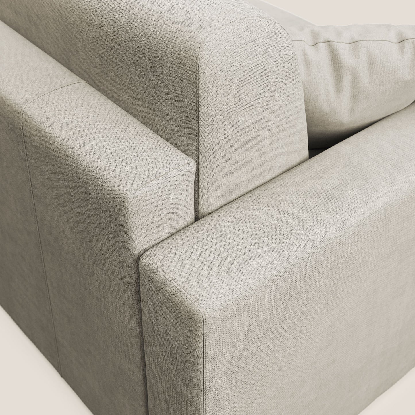 Miglior Divano letto matrimoniale in tessuto impermeabile T02 panna