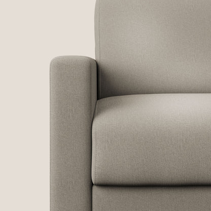 Chris poltrona letto in tessuto impermeabile T13 panna