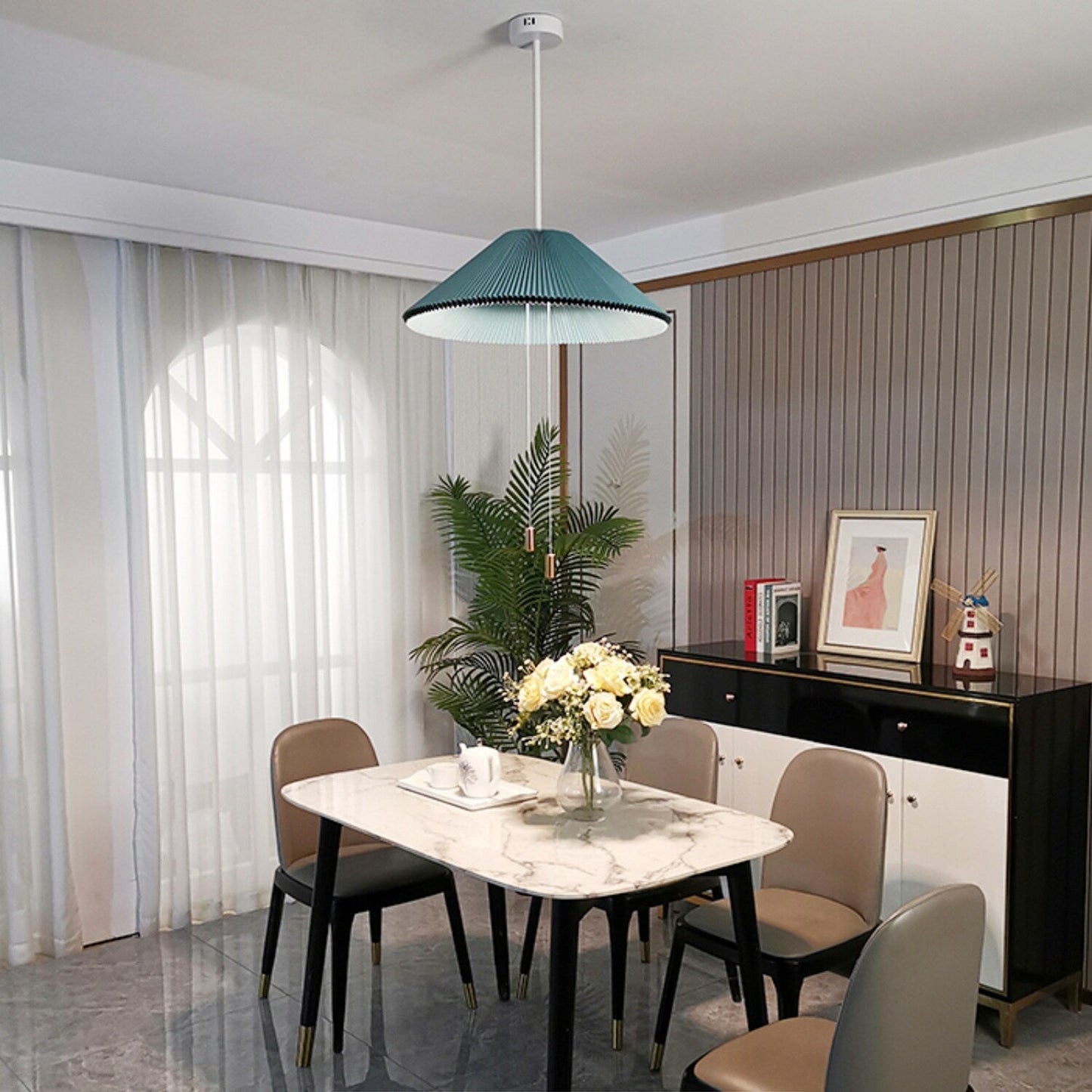 16-23 Postmodern LED Pendant Light with Adjustable Shade