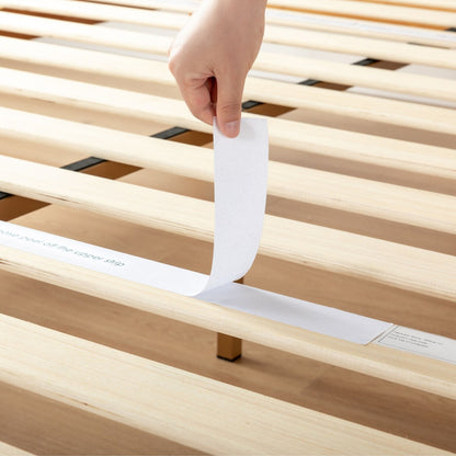 16 Inch Classic Solid Wood Platform Bed Frame in Multiple Finishes