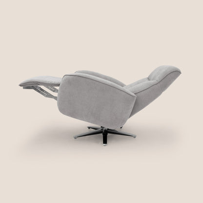 EVA Poltroncina RELAX in morbido tessuto impermeabile T02 grigio chiaro