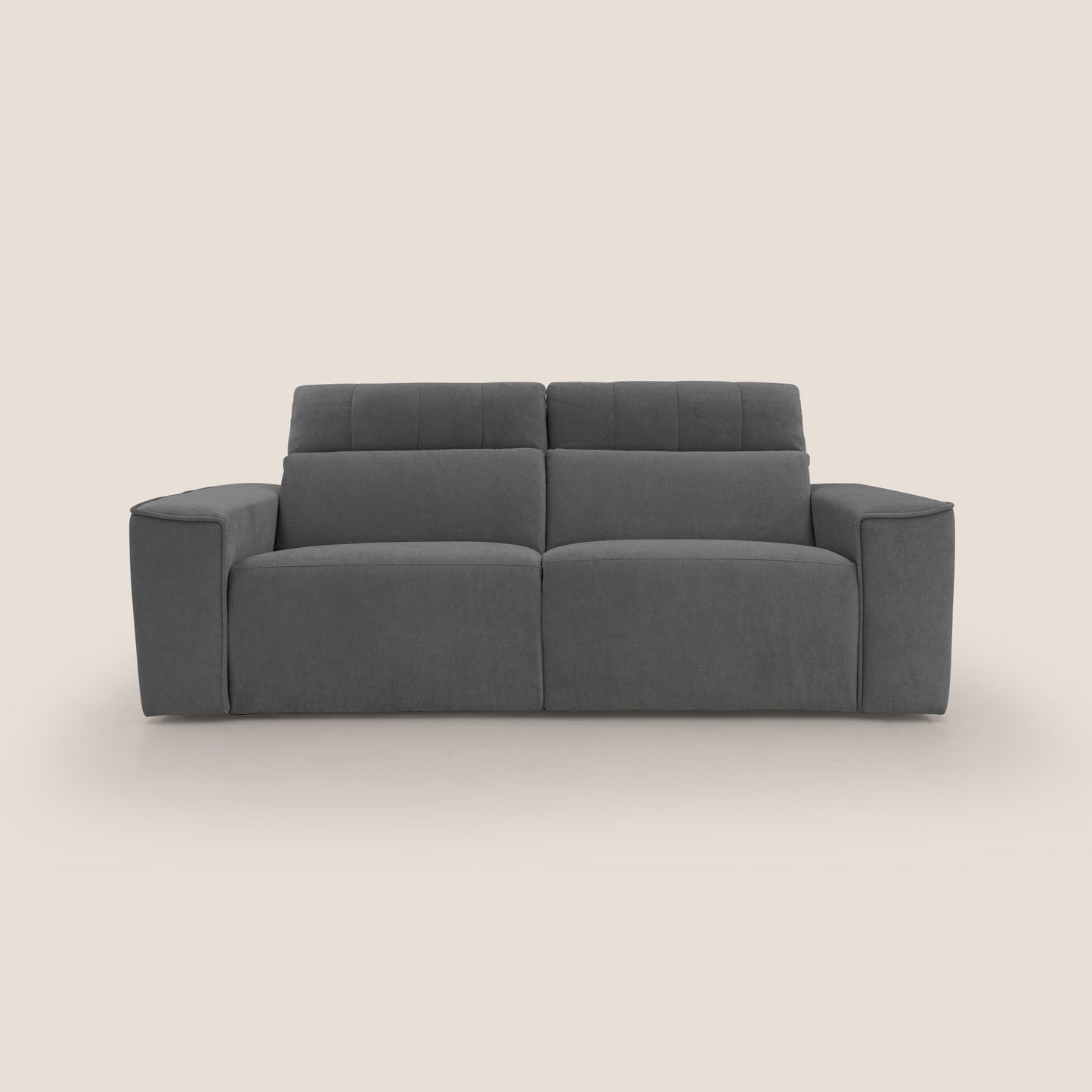 Clark Divano modulare con opzione relax elettrico in tessuto smacchiabile impermeabile T17 antracite