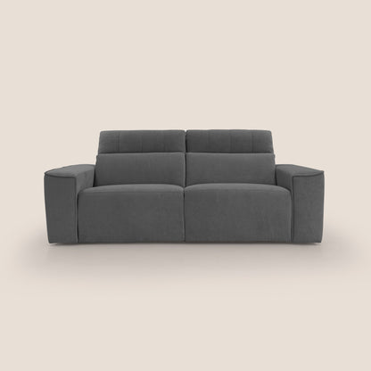 Clark Divano modulare con opzione relax elettrico in tessuto smacchiabile impermeabile T17 antracite