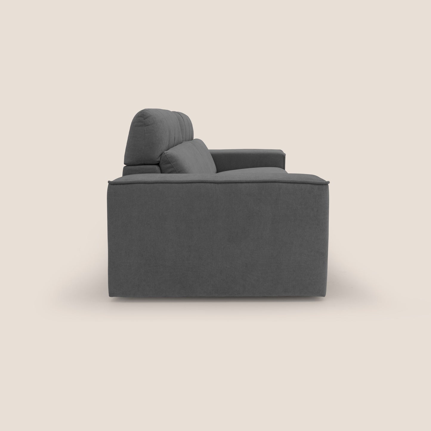 Clark Divano modulare con opzione relax elettrico in tessuto smacchiabile impermeabile T17 antracite