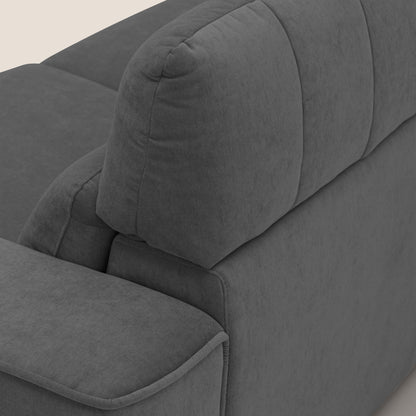 Clark Divano modulare 3 sedute con opzione relax elettrico in tessuto smacchiabile impermeabile T17 antracite