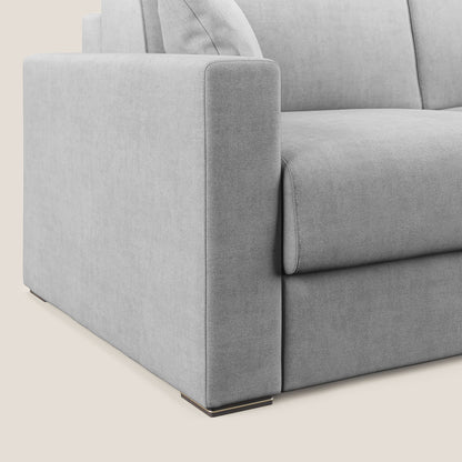 Best Divano letto matrimoniale in tessuto impermeabile T02 grigio chiaro