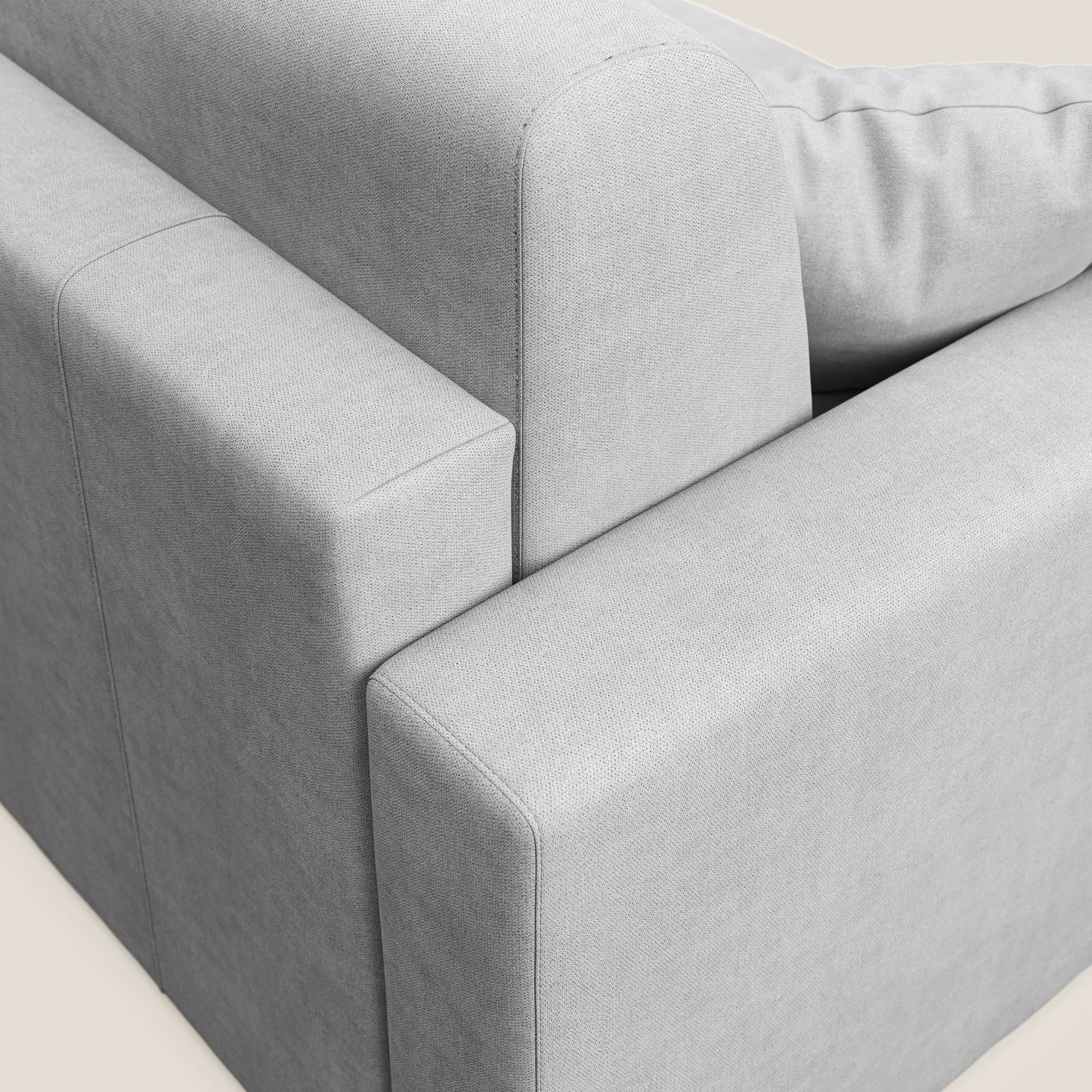 Best Divano letto matrimoniale in tessuto impermeabile T02 grigio chiaro