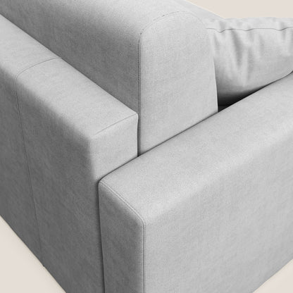 Best Divano letto matrimoniale in tessuto impermeabile T02 grigio chiaro