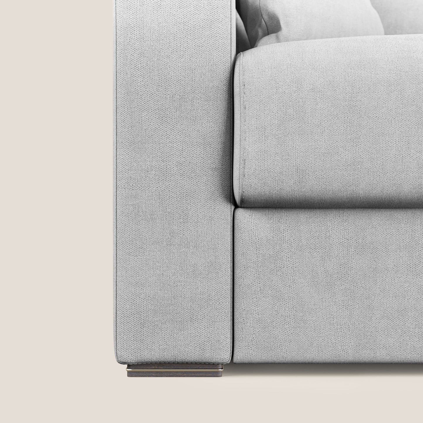 Best Divano letto matrimoniale in tessuto impermeabile T02 grigio chiaro