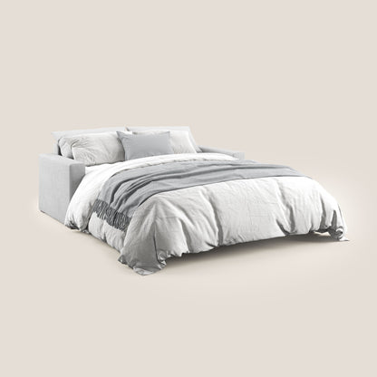 Best Divano letto matrimoniale in tessuto impermeabile T02 grigio chiaro