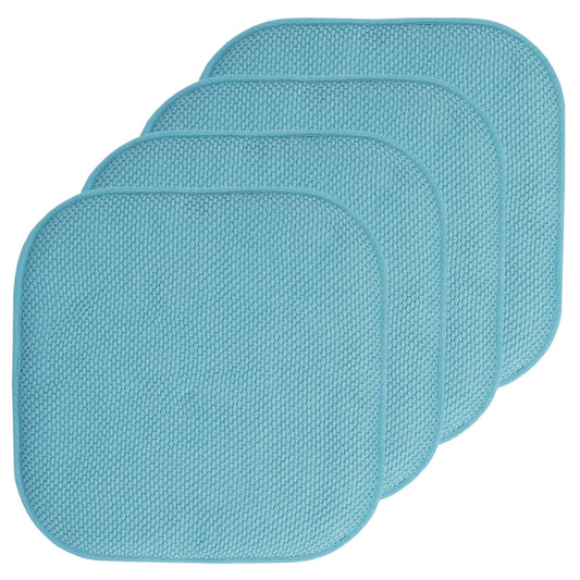 16-in. Square Non-slip Memory Foam Seat Cushions (2 OR 4) - 16 X 16