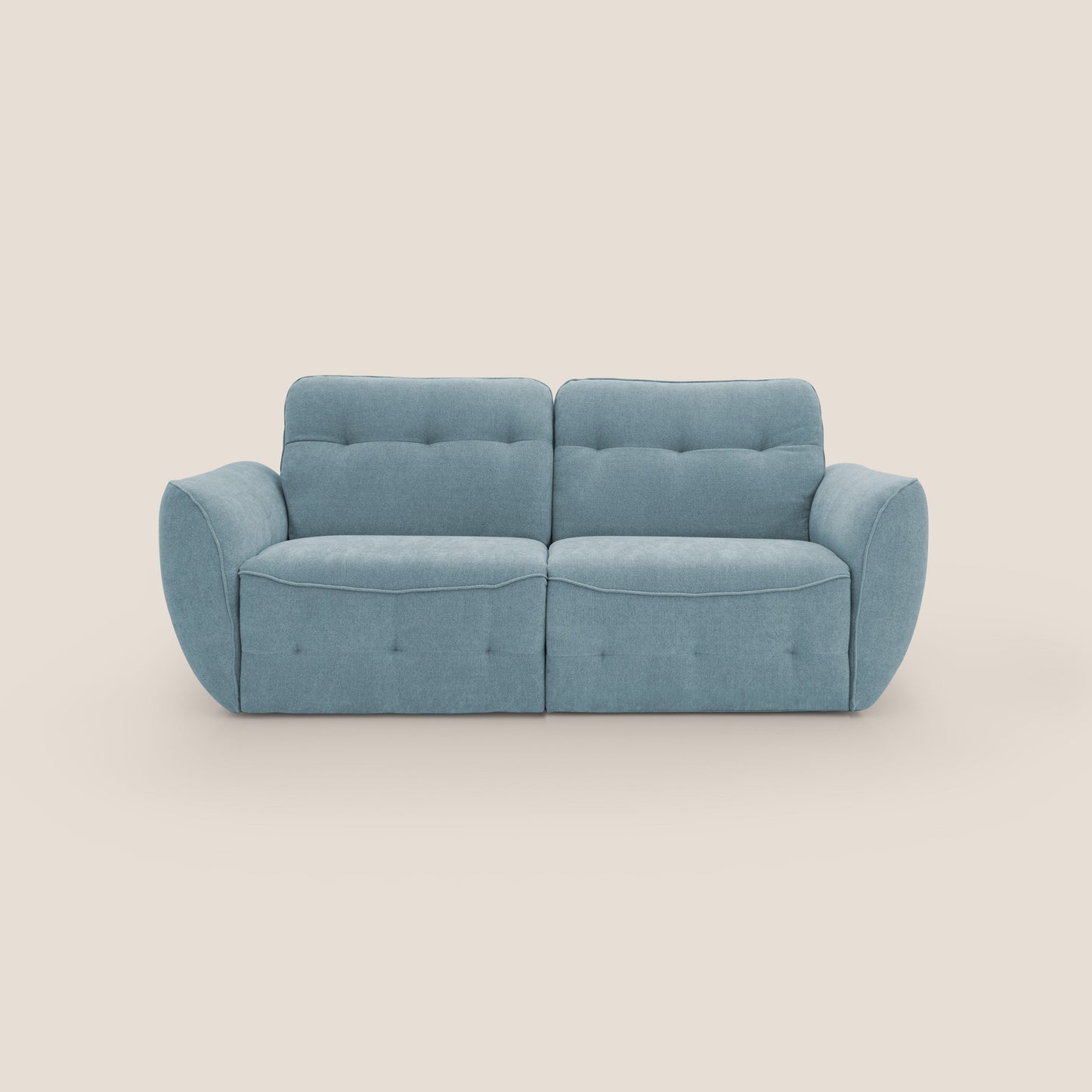 Cerbero divano 2 e 3 posti in morbido bouclé impermeabile T07 carta da zucchero