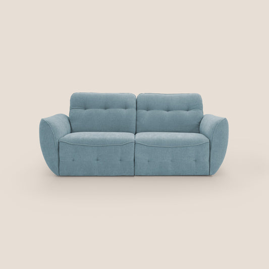 Cerbero divano 2 e 3 posti in morbido bouclé impermeabile T07 carta da zucchero