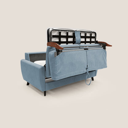 Callisto Divano letto matrimoniale in tessuto morbido impermeabile T02 carta da zucchero