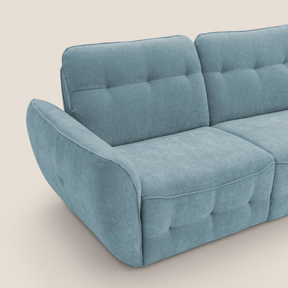 Cerbero divano 2 e 3 posti in morbido bouclé impermeabile T07 carta da zucchero