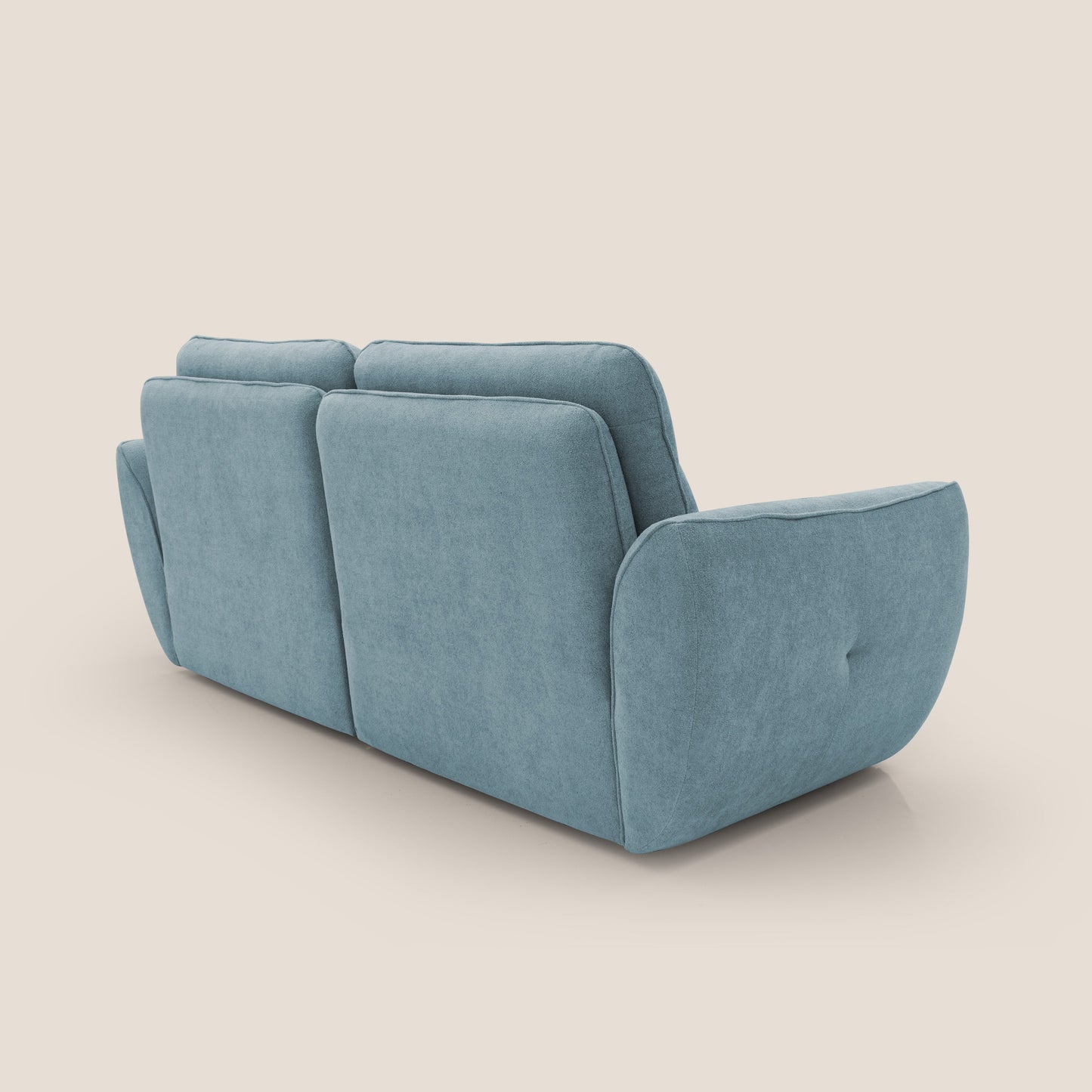 Cerbero divano 2 e 3 posti in morbido bouclé impermeabile T07 carta da zucchero