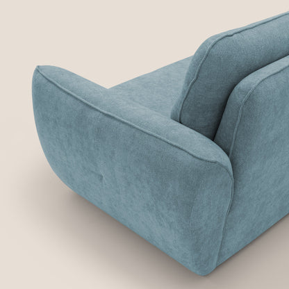 Cerbero divano 2 e 3 posti in morbido bouclé impermeabile T07 carta da zucchero