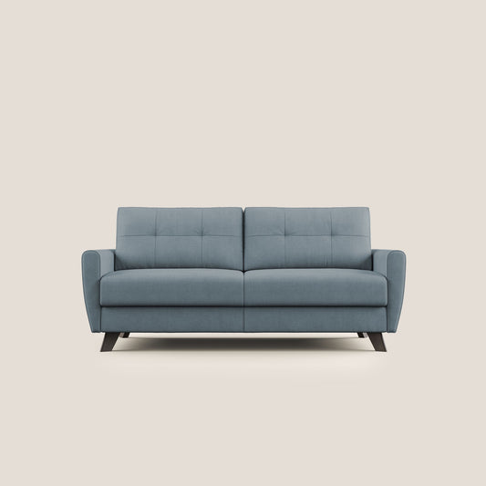 Callisto Divano letto matrimoniale in tessuto morbido impermeabile T02 carta da zucchero