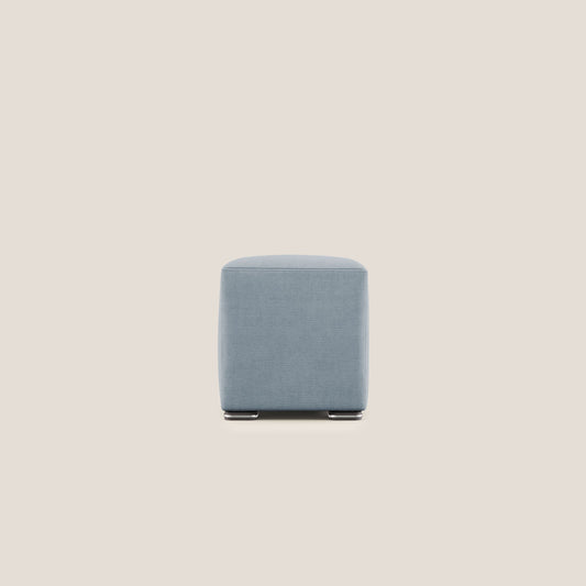Pouf cubo in tessuto morbido impermeabile T02 carta da zucchero