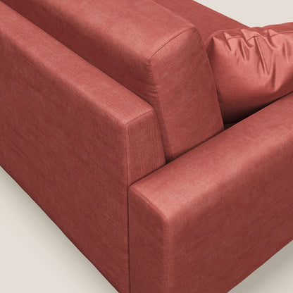 Arthur divano moderno in velluto morbido impermeabile T01 salmone