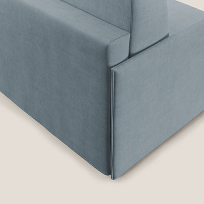 Evans poltrona letto in morbido tessuto impermeabile T02 carta da zucchero