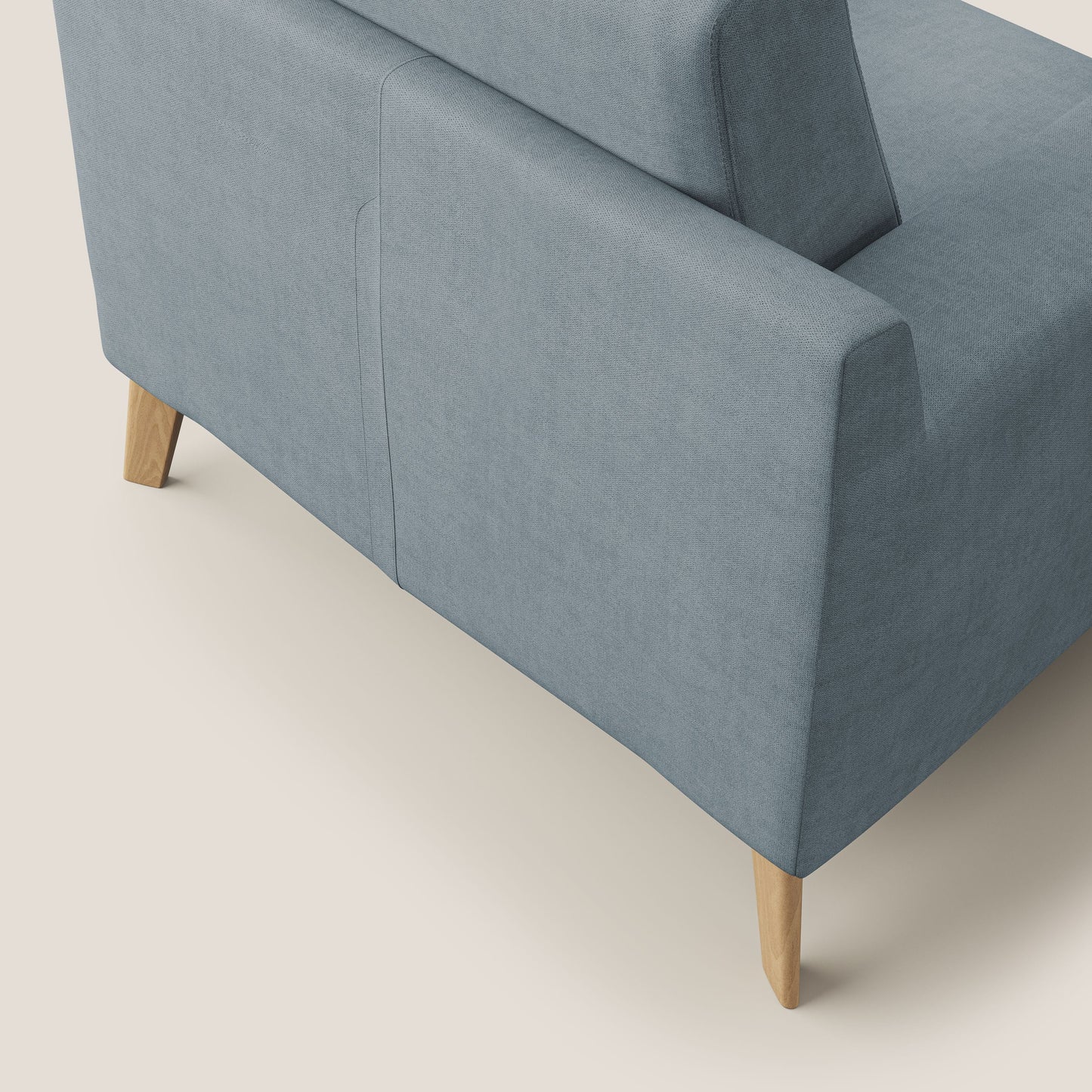 Poltroncina danese in tessuto morbido impermeabile T02 carta da zucchero