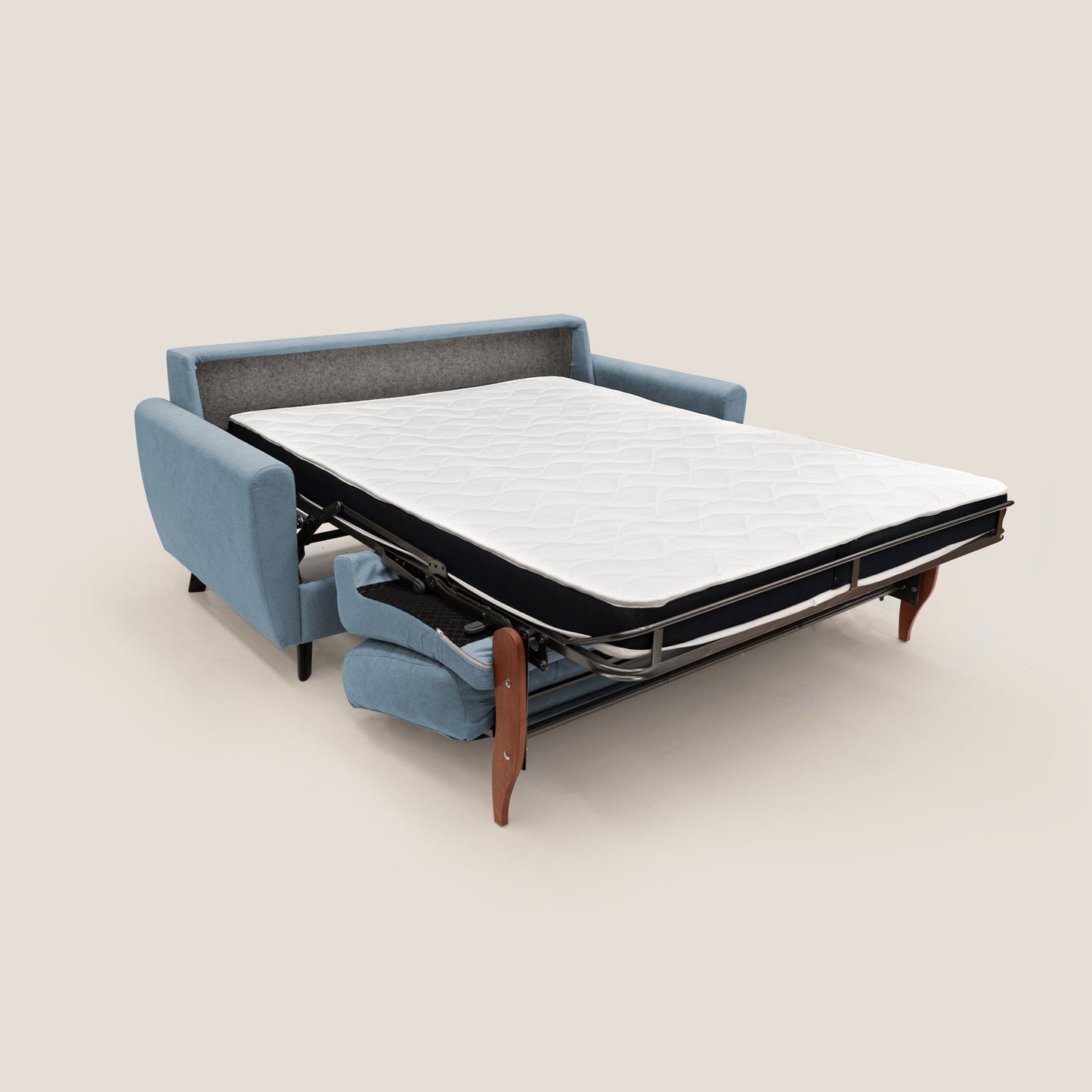 Callisto Divano letto matrimoniale in tessuto morbido impermeabile T02 carta da zucchero