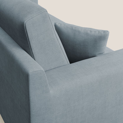 Divano danese moderno in tessuto morbido impermeabile T02 carta da zucchero