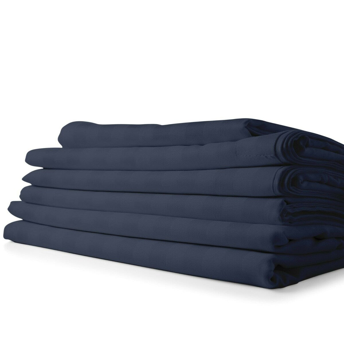 1800 Count Bamboo Feel Dobby Stripe Sheet Set Deep Pockets 4 Piece Set