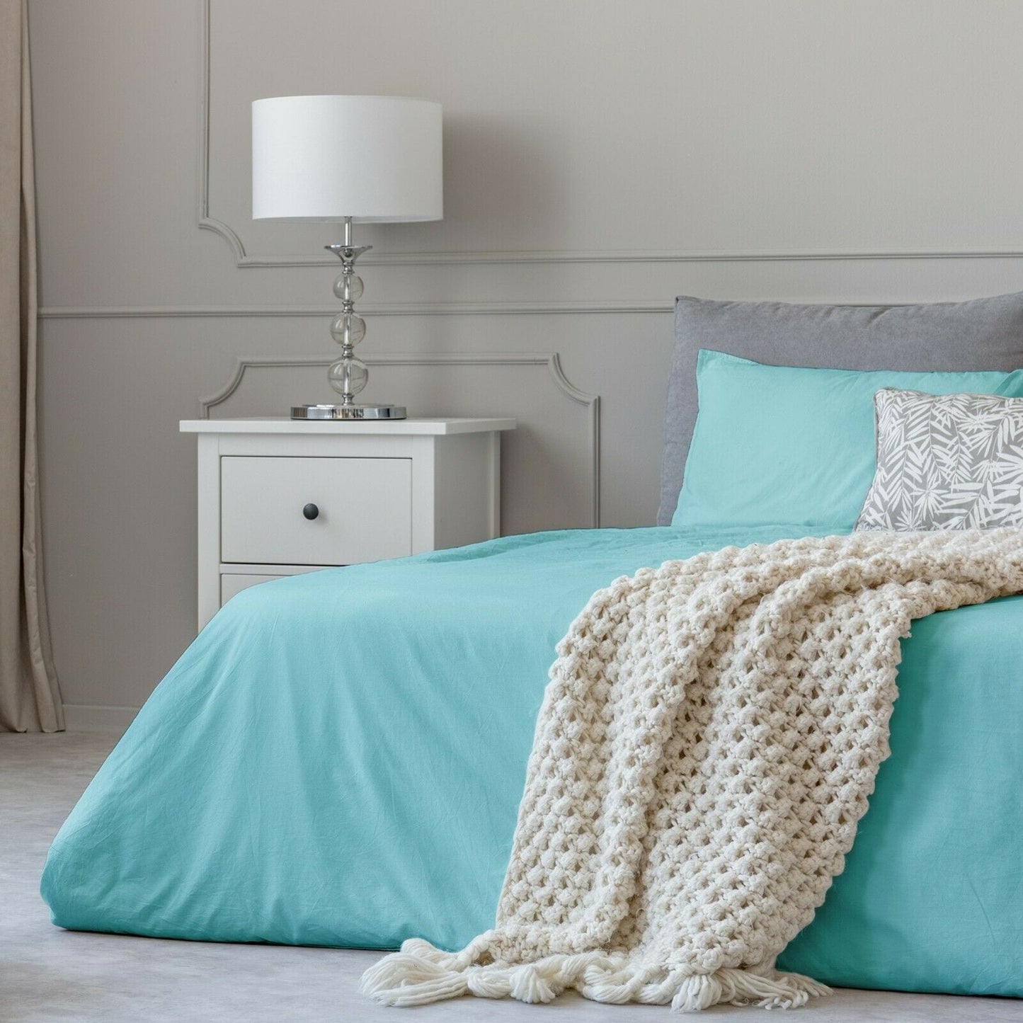 1800 Count Cotton Feel Bed Sheet Set Pillowcases Deep Pocket All Sizes