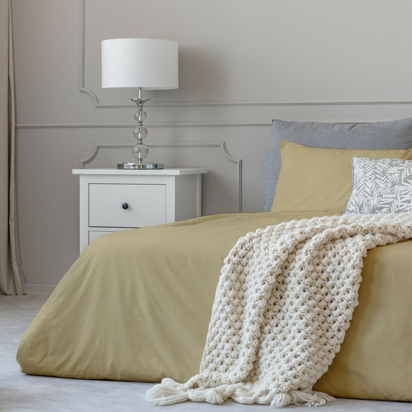 1800 Count Cotton Feel Bed Sheet Set Pillowcases Deep Pocket All Sizes