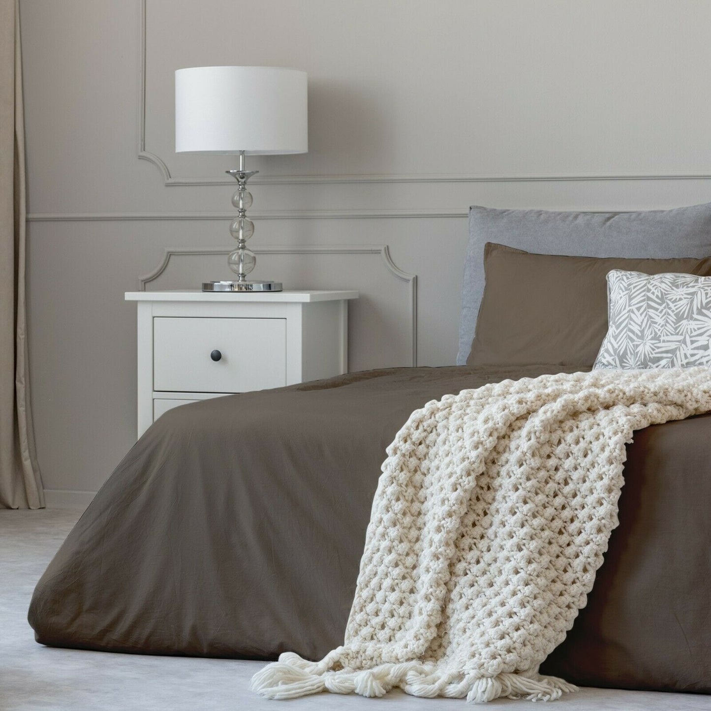 1800 Count Cotton Feel Bed Sheet Set Pillowcases Deep Pocket All Sizes