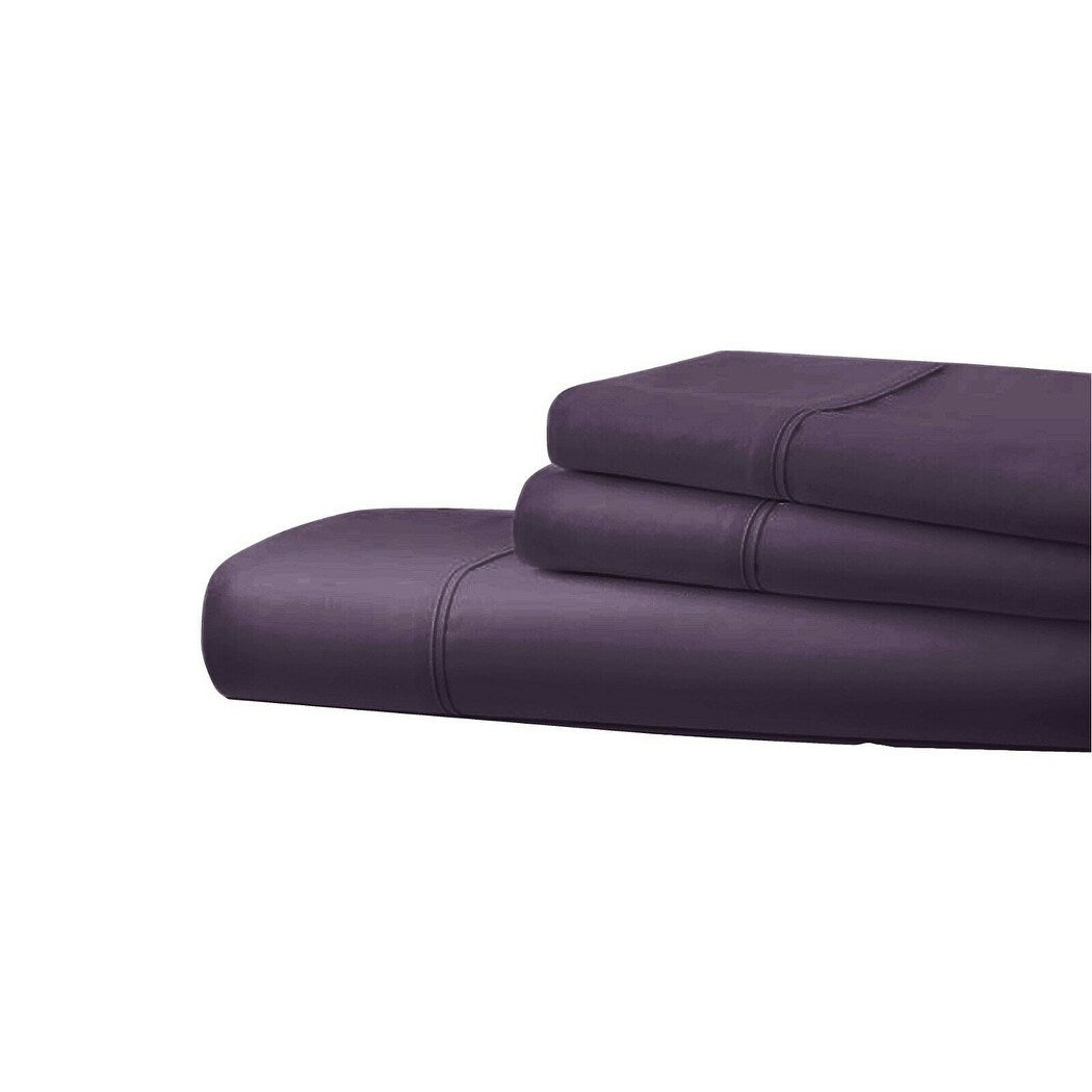 1800 Series 6 Piece Egyptian Cotton Feel Soft Sheets Deep Pockets 4 Pillowcases