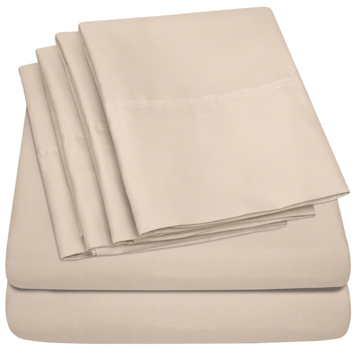 1500 Series Extra Deep 24 Pocket 6 Piece Sheet Set