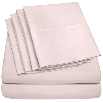 1500 Series Extra Deep 24 Pocket 6 Piece Sheet Set
