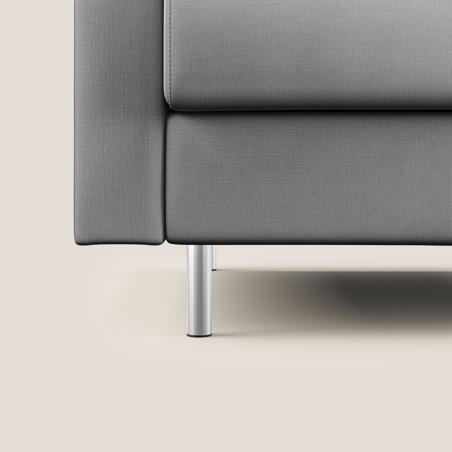 Andromeda divano letto matrimoniale in velluto morbido impermeabile T01 grigio