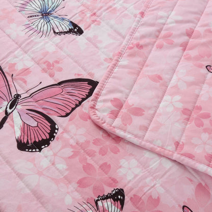 2/3 PCS Kids Bedspread Quilts Set for Teens Girls Comforter A77