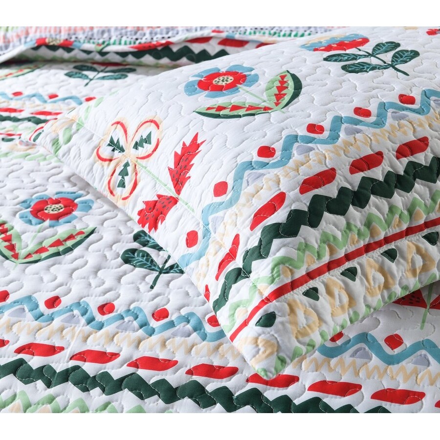 2/3 Piece Kids Cotton Quilt Bedspread Comforter Set Throw Blanket for Teens Boys Girls Kids Beds Bedding Coverlet LiTa
