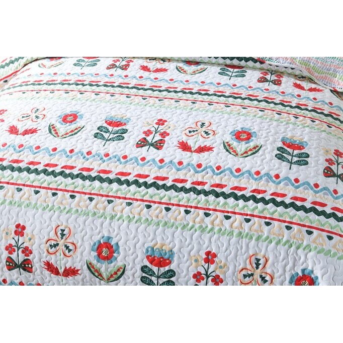 2/3 Piece Kids Cotton Quilt Bedspread Comforter Set Throw Blanket for Teens Boys Girls Kids Beds Bedding Coverlet LiTa