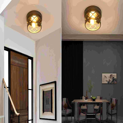 2 Light Farmhouse Flush Mount Ceiling Light-2 Pack