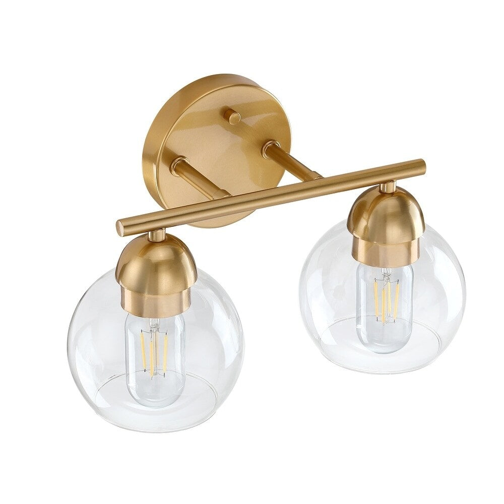 2-Light Vintage Bathroom Vanity Light Fixtures