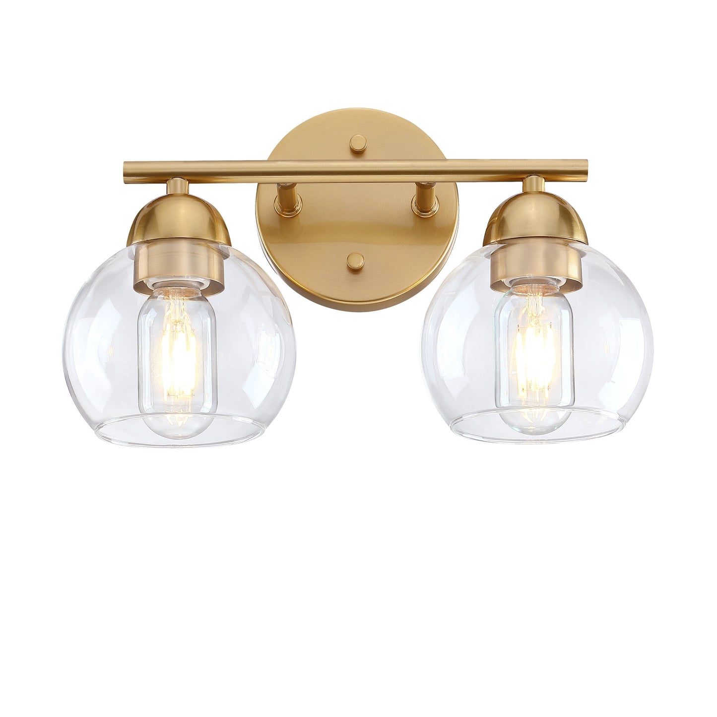 2-Light Vintage Bathroom Vanity Light Fixtures