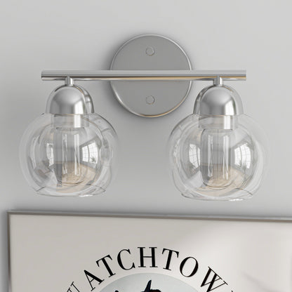 2-Light Vintage Bathroom Vanity Light Fixtures