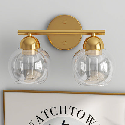 2-Light Vintage Bathroom Vanity Light Fixtures