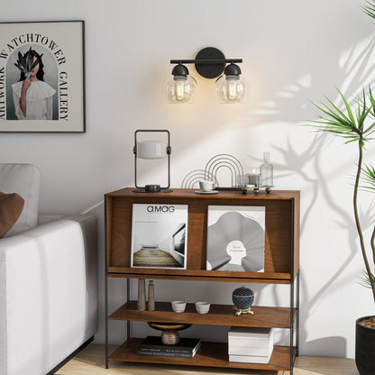 2-Light Vintage Bathroom Vanity Light Fixtures