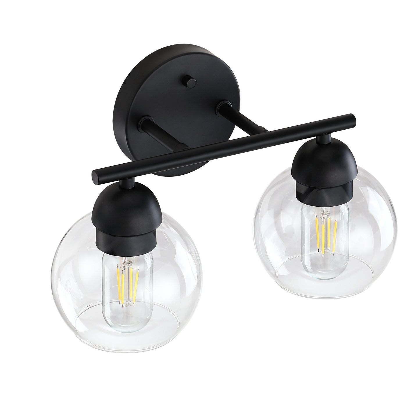 2-Light Vintage Bathroom Vanity Light Fixtures