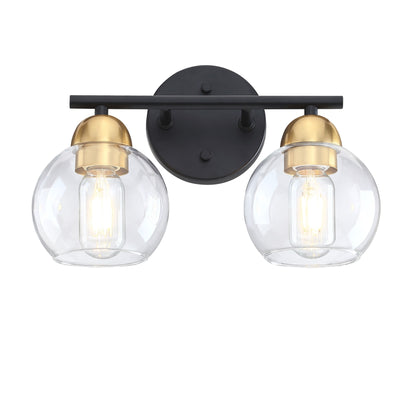 2-Light Vintage Bathroom Vanity Light Fixtures