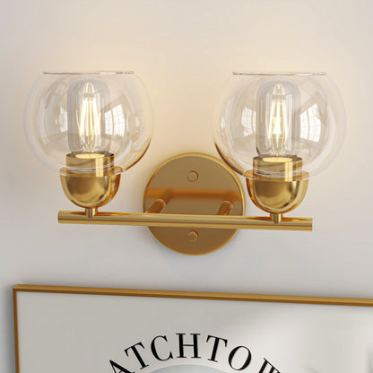 2-Light Vintage Bathroom Vanity Light Fixtures